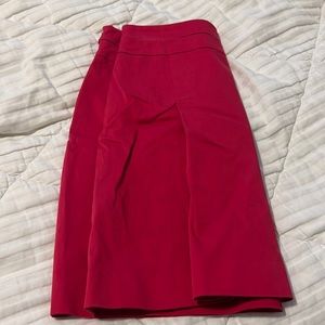 Pink mini skirt. Super cute.